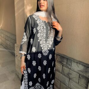 Daman Embroidered Kurti